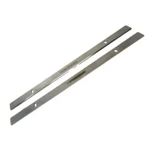 Jeu de 2 fers de dégau-rabot réaffûtables 261x16.5x1.5 mm pour LODRA 260
