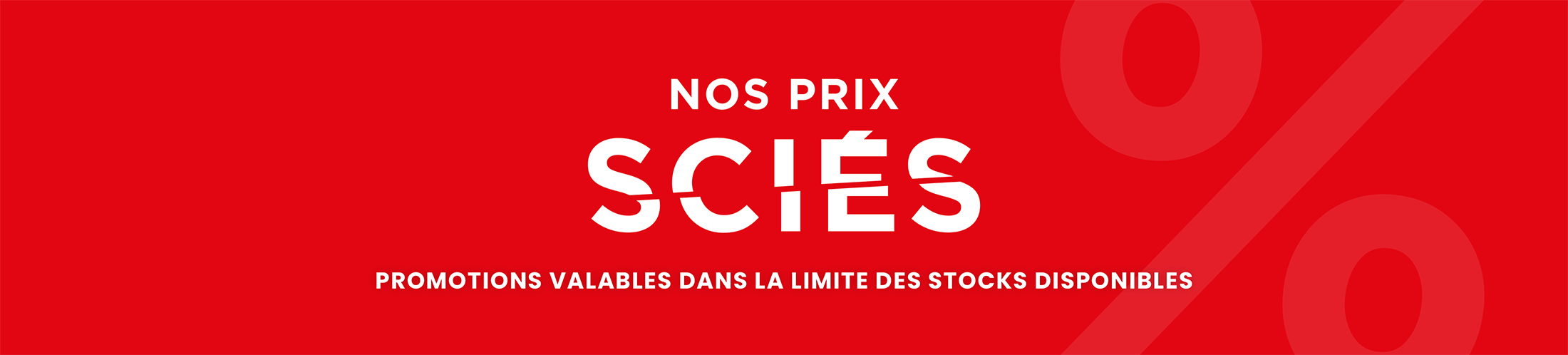 Nos promotions