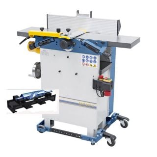 Dégauchisseuse raboteuse Bernardo ADM260S avec arbre hélicoïdal - 230V, kit de déplacement inclus.