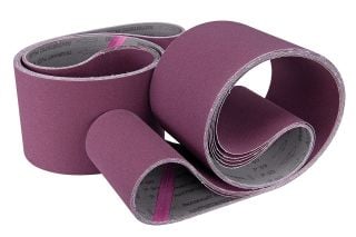 Lot de 10 Bandes abrasives toile 100 x 1220 Bernardo grain 120