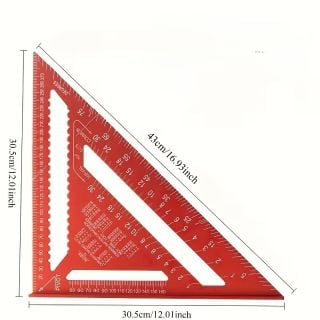équerre de charpentier métrique 300 mm
