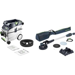 Kit ponceuse à bras et aspirateur Festool PLANEX LHS-E 225/CTL 36-Set