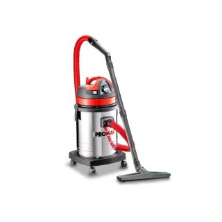 Aspirateur eau et poussières Promac VAC-33TB-R 1,5kW cuve inox 32l