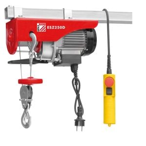 Palan électrique à câble Holzmann ESZ250D - 230V 500W - Charge max. 250kg