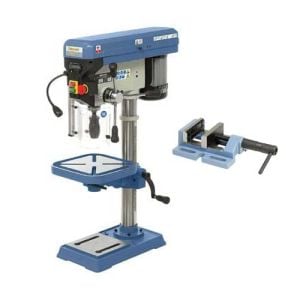Grande Perceuse à Colonne Professionnelle – 12 Vitesses, Moteur 2cv, étau Inclus