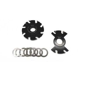 Porte outils à rainer + intermédiaire diamètre 120 épaisseur de 5 à 20 mm