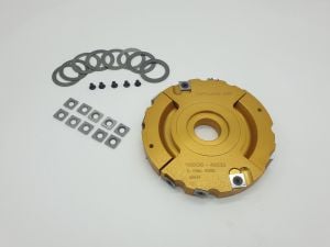 Porte outil à tenonner extensible  'SANS ECLATS 'Ø150 haut. 20 à 40m/m al.30 (tenons de 45) PACK 