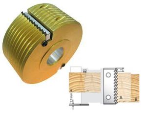 porte outil bouvetage dents de scie au carbure alésage 30 et hauteur 50 mm
