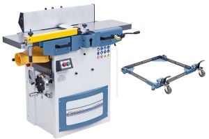 Dégauchisseuse raboteuse Bernardo AD260S arbre hélicoïdal 230V kit de déplacement, 24 plaquettes, 5 vis et un enduit de glissement inclus