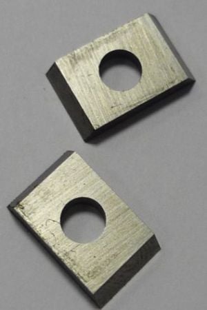 Plaquettes carbure de rechange pour fraise intermédiaire  de 8 mm (lot de 2)