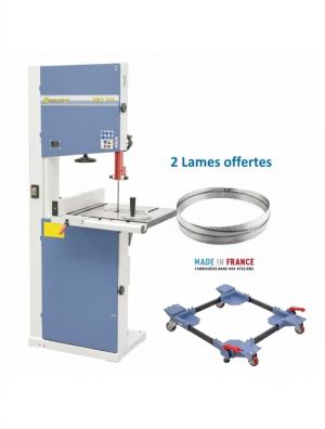 Scie à ruban Bernardo HBS 450 - 230 V kit de déplacement inclus, 2 lames offertes largeur 10/25 mm 