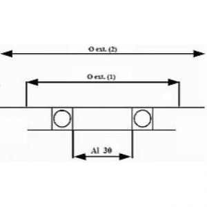 Réalésage d'outil de toupie de 20 à 30 mm, de 30 à 40 mm, de 40 à 50 mm, de 30 à 50 mm
