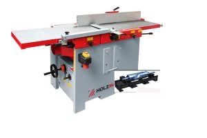 Dégauchisseuse raboteuse Holzmann HOB410PROSMW4 avec arbre hélicoïdal puissance 7.5 cv - 5500 w - 400v