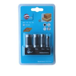 Set de 4 mèches à bouchonner 