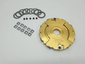 Porte outil à tenonner extensible  'SANS ECLATS 'Ø150 haut. 14 à 28m/m al.30 (tenons de 55) PACK 