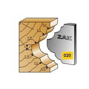 Jeu de 2 fers ZAK hauteur 50 mm 531020