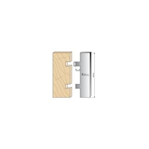 Jeu de 2 fers ZAK hauteur 100 mm 534011