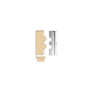 Jeu de 2 fers ZAK hauteur 100 mm 534013