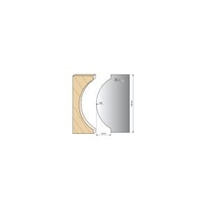 Jeu de 2 fers ZAK hauteur 100 mm 534101
