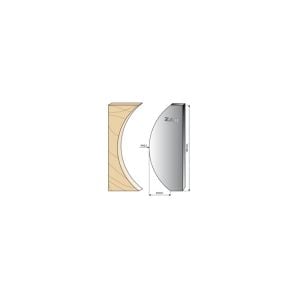 Jeu de 2 fers ZAK hauteur 100 mm 534103