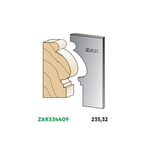Jeu de 2 fers ZAK hauteur 100 mm 534409