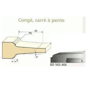 Jeu de 2 Couteaux Plates bandes CONGE + CARRE A PENTE - Travail par dessous - Le ravageur BD565466