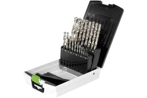 Coffret de forets hélicoïdaux Festool HSS D 1-10 Sort/19