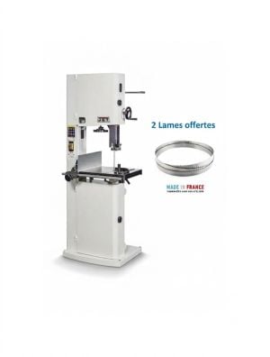 Scie à ruban Jet JWBS 15 monophasé 230v, 2 lames offertes largeur 10/25 mm 