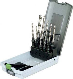 Coffret 10 Forets FESTOOL hélicoïdaux HSS D3-10 CE/10