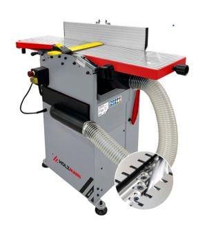 Dégauchisseuse raboteuse Holzmann avec arbre hélicoïdal HOB305ABSSMW2 - 230V