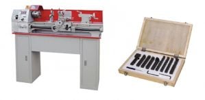 Tour à métaux Holzmann ED750FDQ jeu de 9 outils à plaquettes carbure 12 x 12 inclus 