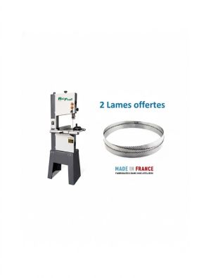 Scie à ruban Holzprofi HBS350 mono, 2 lames offertes largeur 6/15 mm 