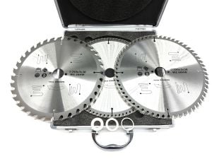 Coffret 3 lames carbure PRO diamètre 250 mm Fisch