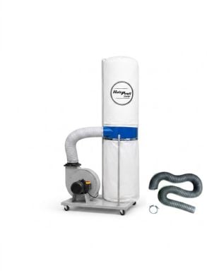 Aspirateur à copeaux Holzprofi Starter FM300  monophasé  + 2.5 m de tuyau + 2 colliers de serrage