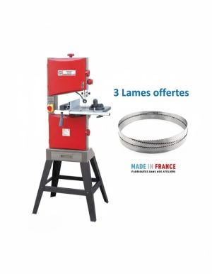 Scie à ruban Holzmann HBS245HQ, 3 lames offertes largeur 6/10/15 mm