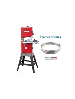 Scie à ruban Holzmann HBS245HQ, 2 lames offertes largeur 6/15 mm 