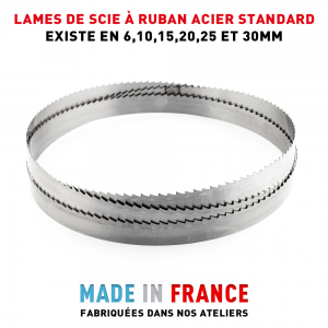 Lames de Scie à Ruban Acier standard C75 SUR MESURE