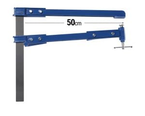 Serre joints Piher Tige 40x10mm Saillie 500 mm longueur 300 mm  (la pièce)