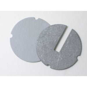 Plaquette lumière de table métal 