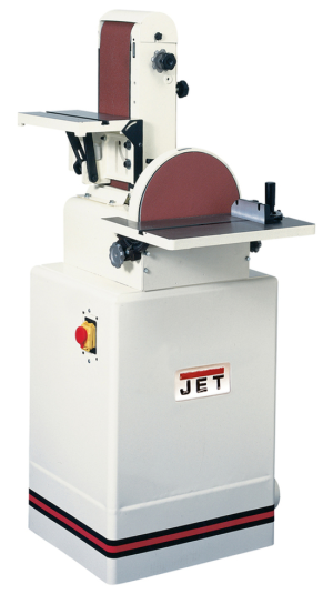 Ponceuse à disque Ø300 mm et à bande 150 x 1220 mm JET JSG-31A-M