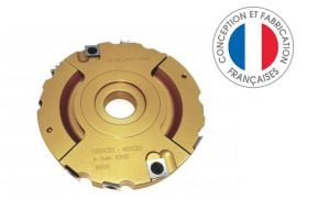 porte outil à tenonner extensible  'SANS ECLATS 'Ø150 haut. 20 à 40m/m al.50 (tenons de 45) - le jeu