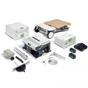 Scie sur table sans fil Festool CSC SYS 50 EBI-Set