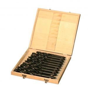 Coffret de 10 forets HSS Holzmann queue CM2 