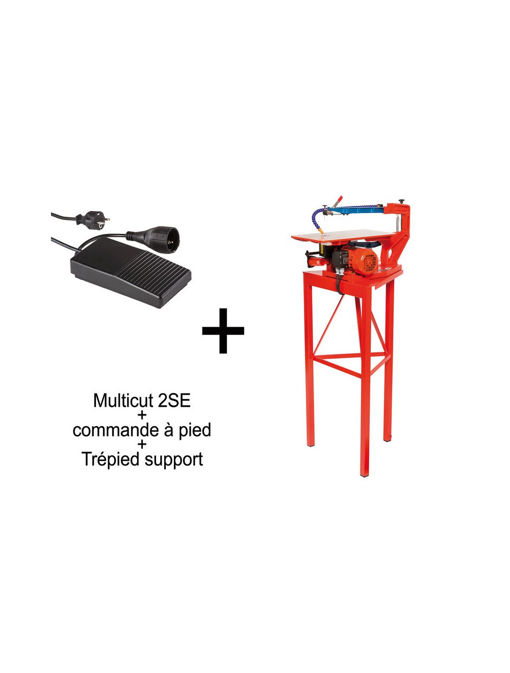 Scie à chantourner Hegner Multicut 2SE (avec variateur) + trépied