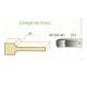 Jeu de 2 Couteaux Plates bandes CONGE 6mm - Travail par dessus - Le ravageur BD565461